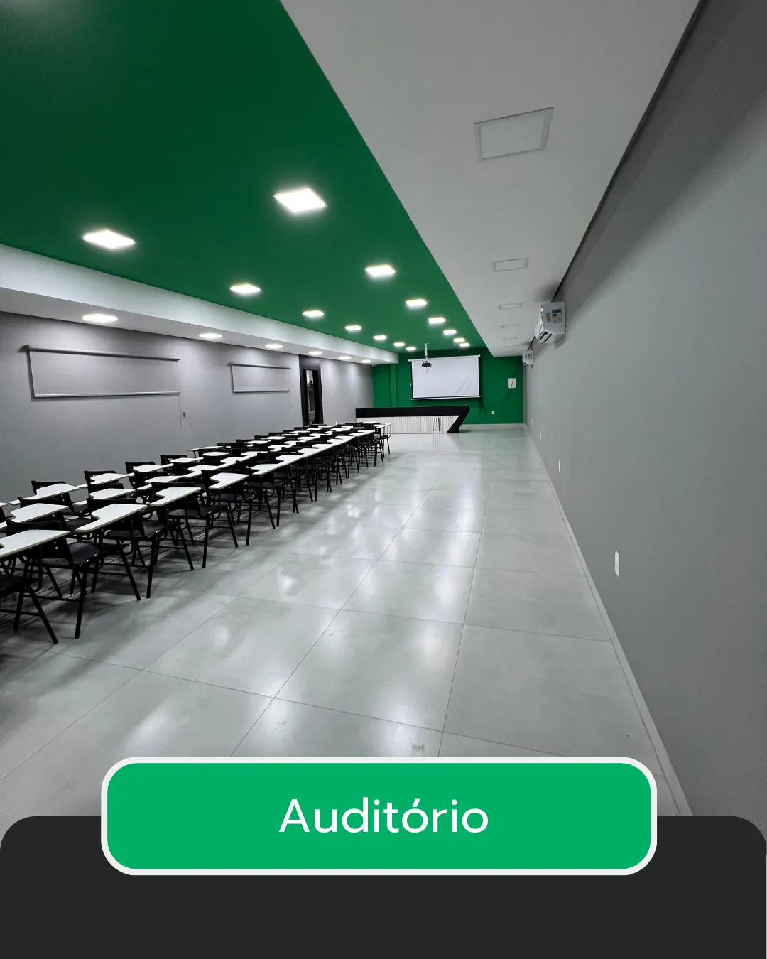 Auditório - Espaço para treinamentos e eventos