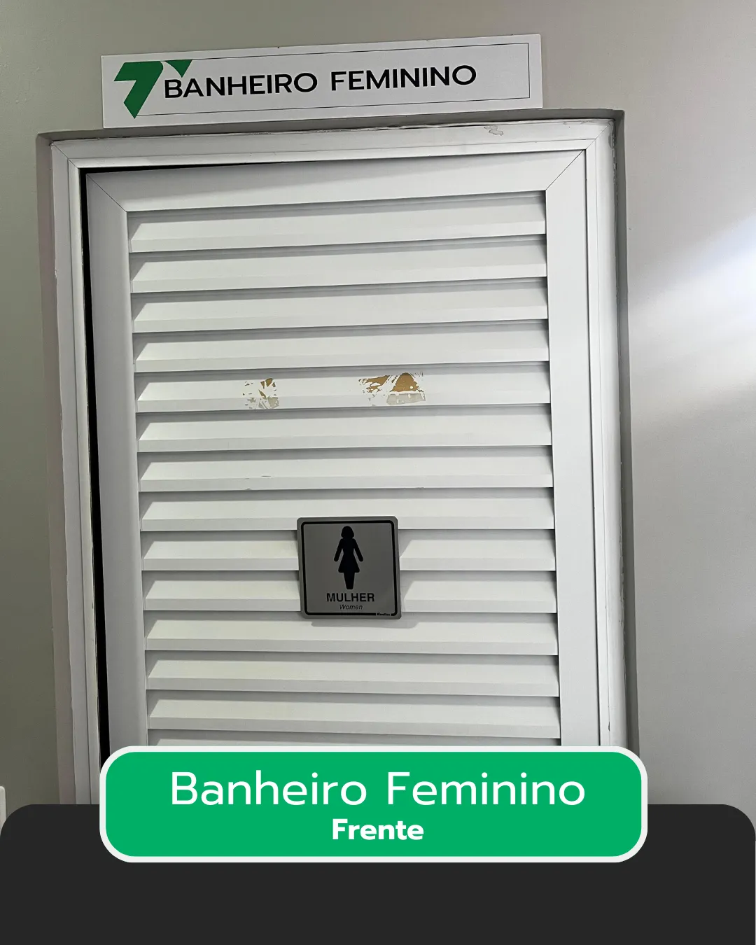 Banheiro Feminino - Instalações modernas
