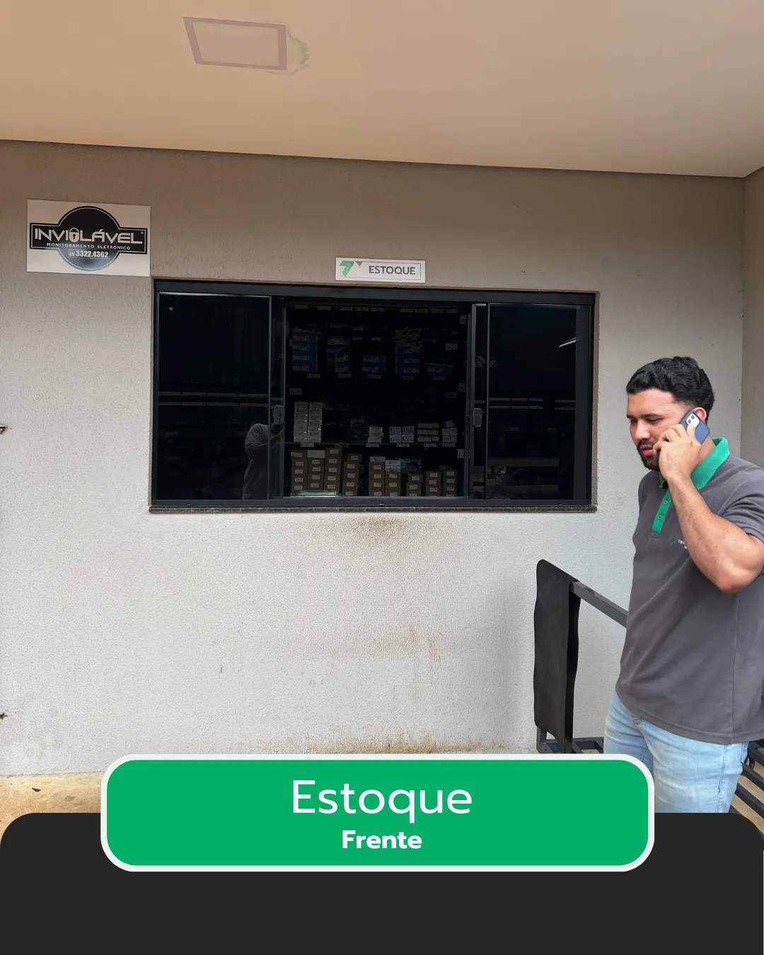 Estoque - Área frontal com atendimento especializado