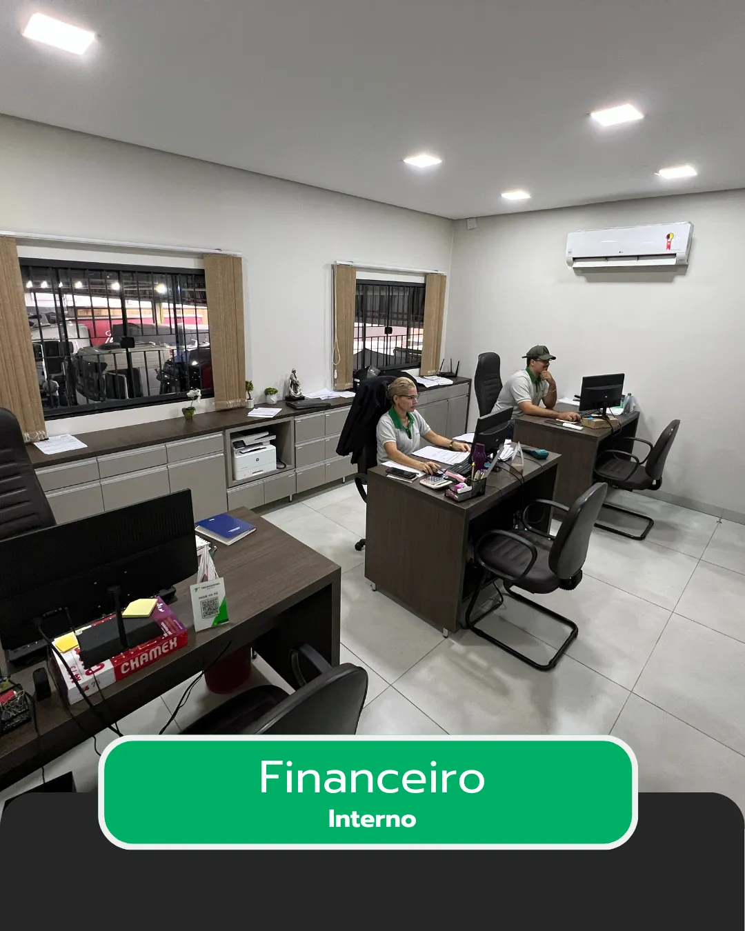 Setor Financeiro - Equipe especializada em atendimento